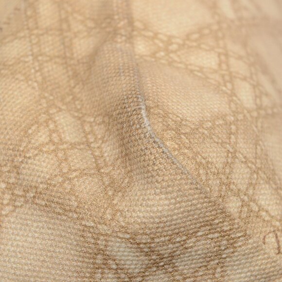 Dior Panarea Beige Tan Leather Canvas Tote - Picture 11 of 16
